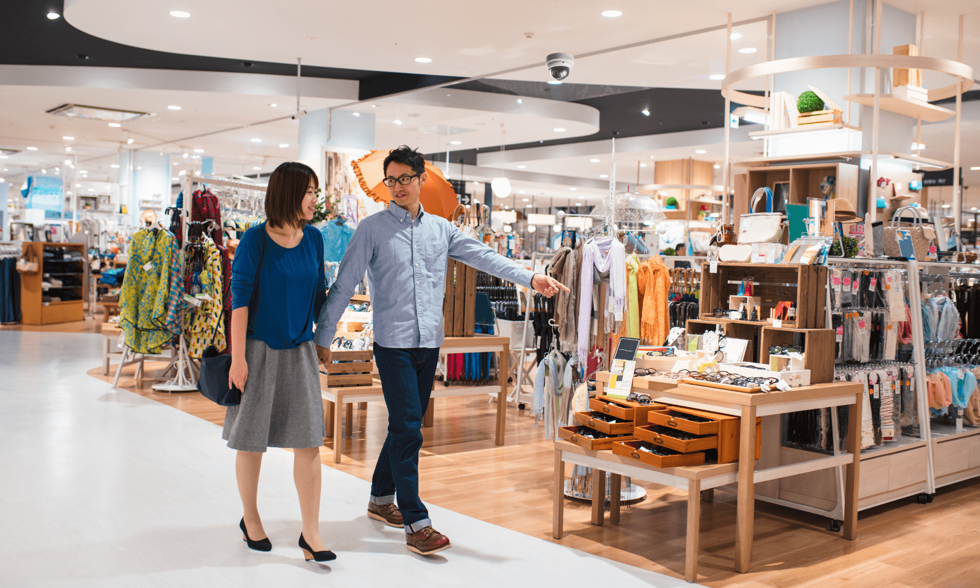 shopping center real-time video monitoring