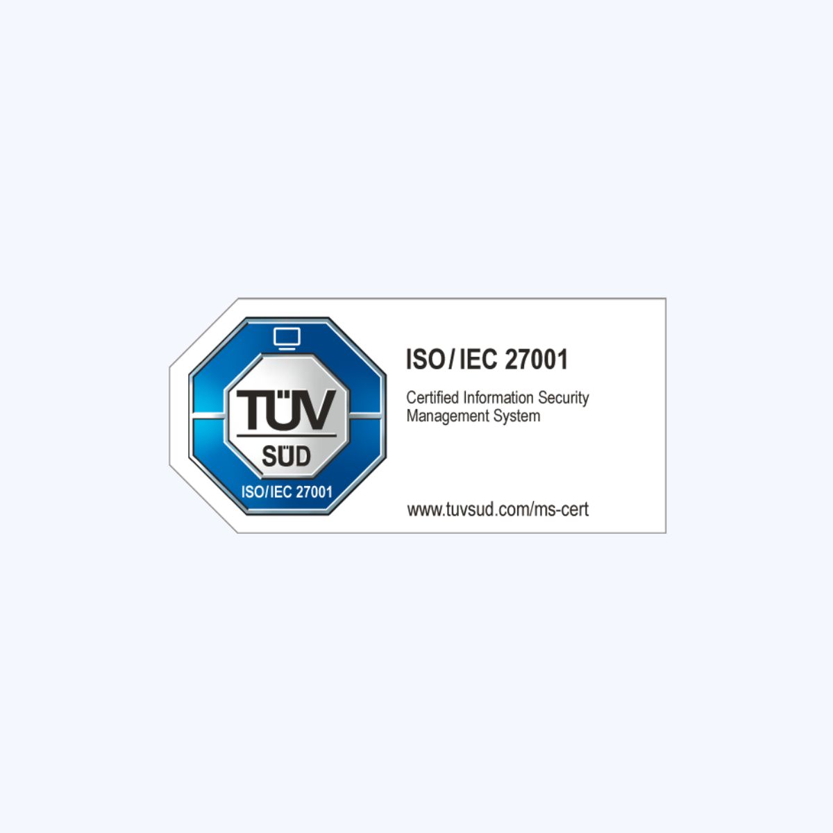 Iso certification