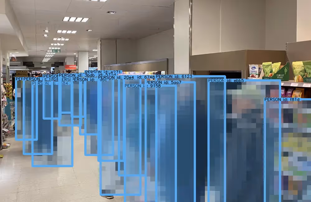 queue management at check out in retail store