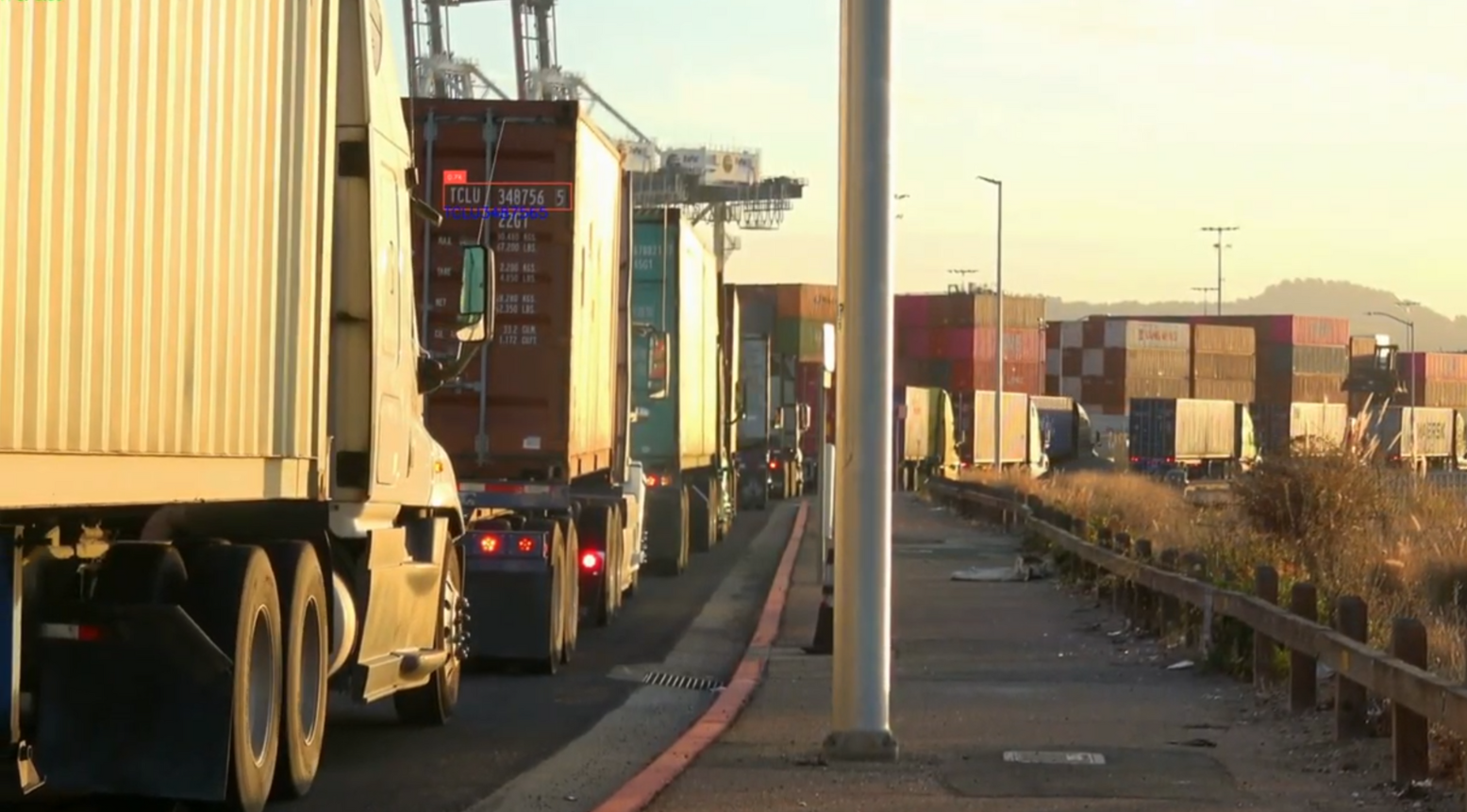 truck detection at warehouse