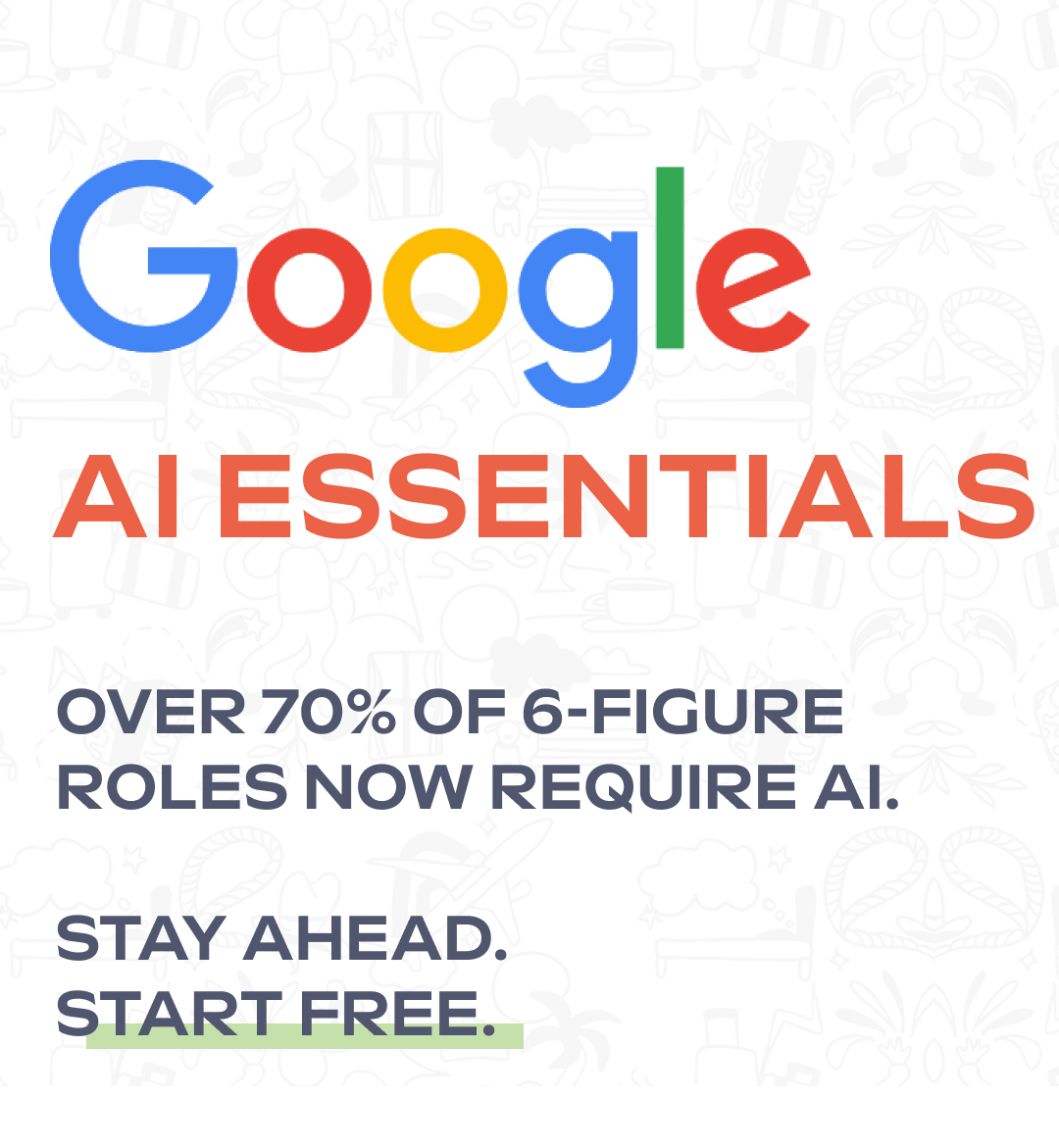 Google AI Essentials Specialization Image