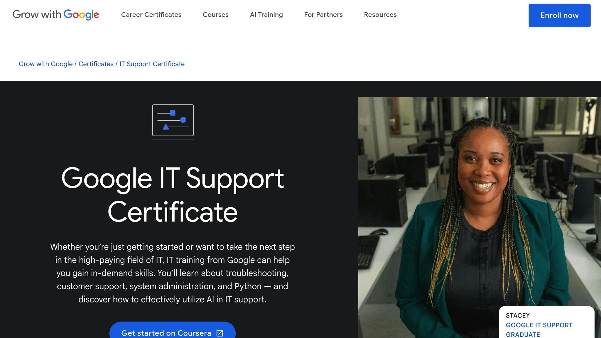 Google IT Support Professional Certificate