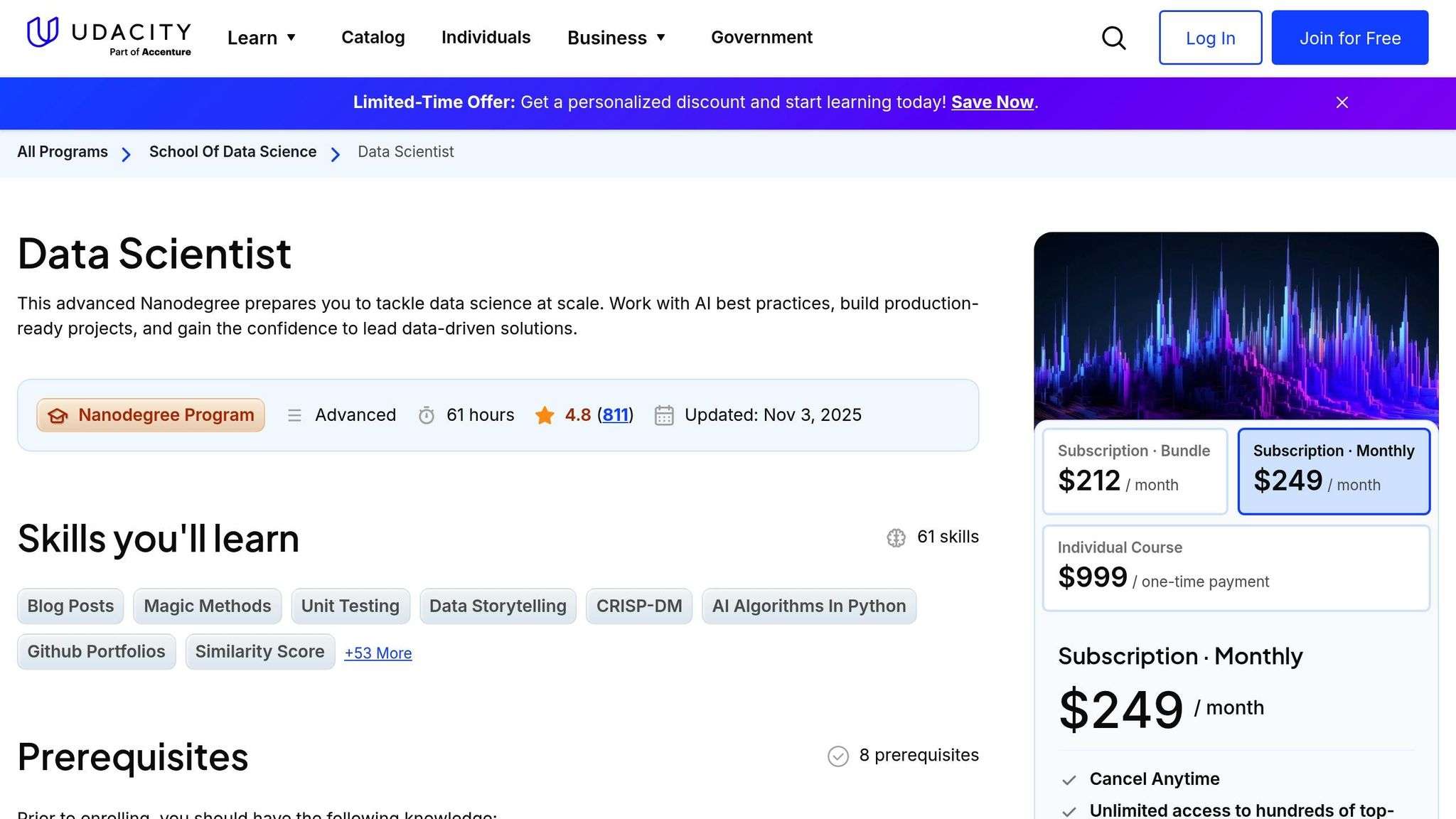Udacity Data Scientist Nanodegree