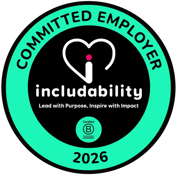 Includability Committed Employer 2026 badge