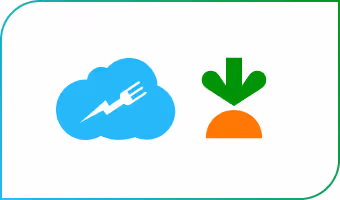 FoodStorm and Instacart logos