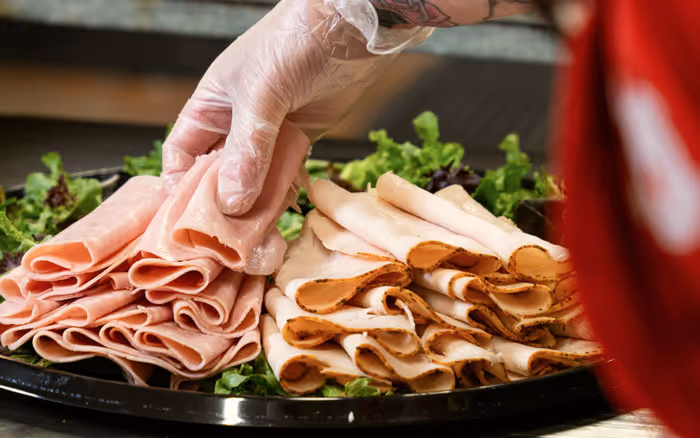 sliced deli meats
