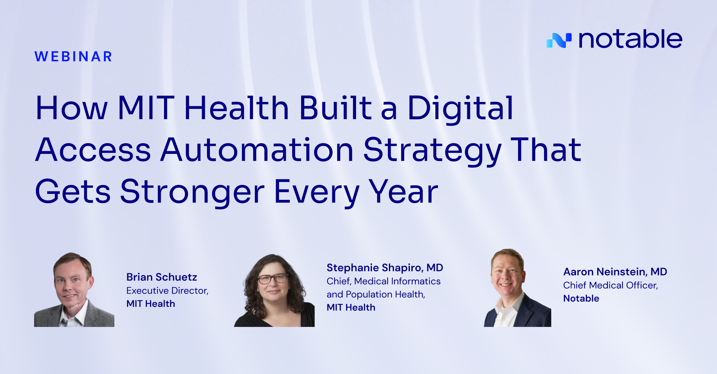 Webinar card: How MIT Health Built a Digital Access Automation Strategy That Gets Stronger Every Year