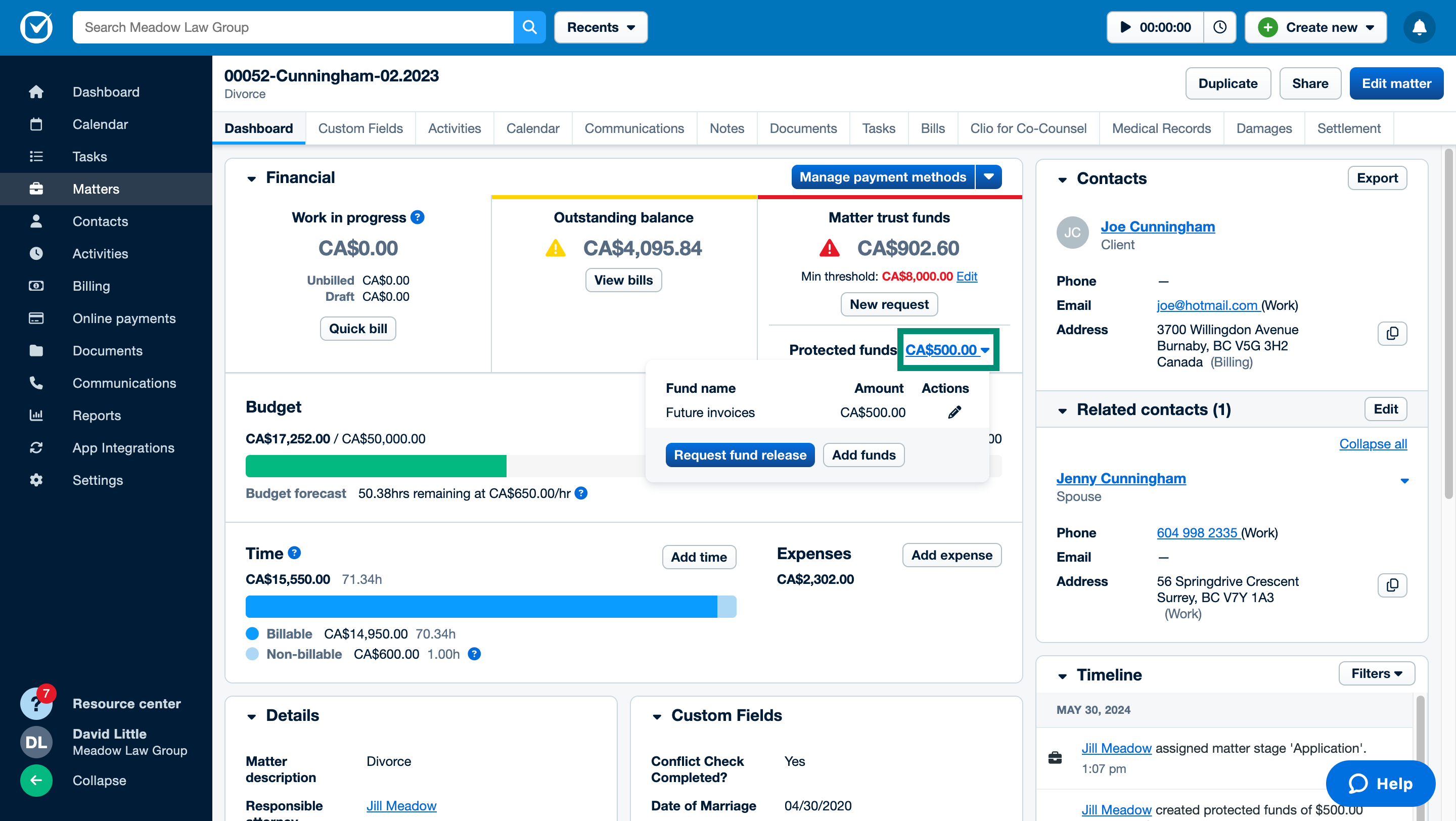 Clio Interface