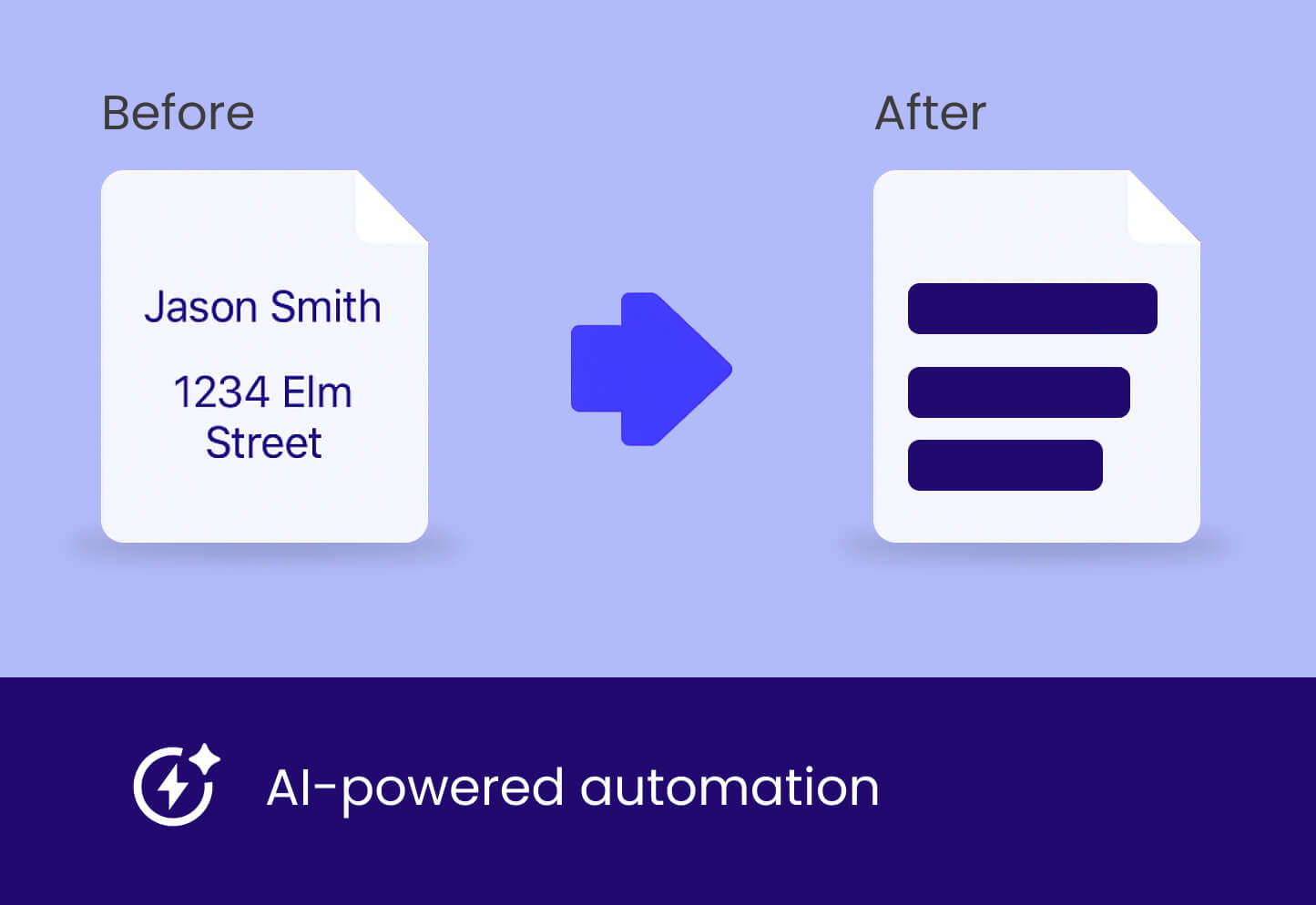 Before and after patient identifiers redaction