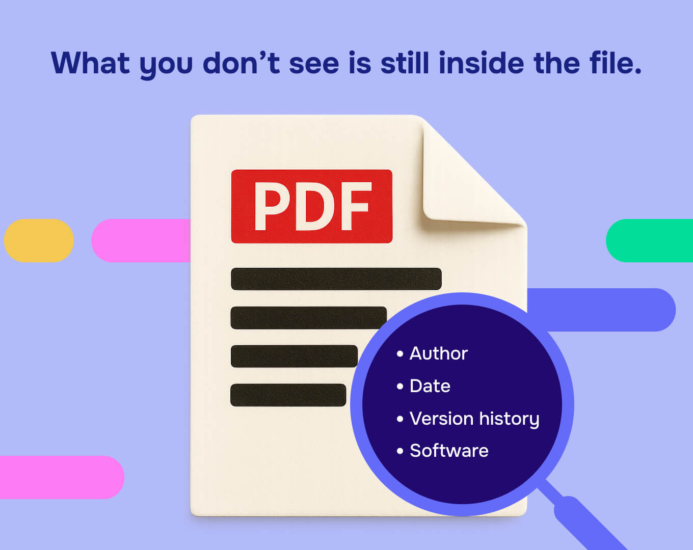 What You Dont see is still inside the file