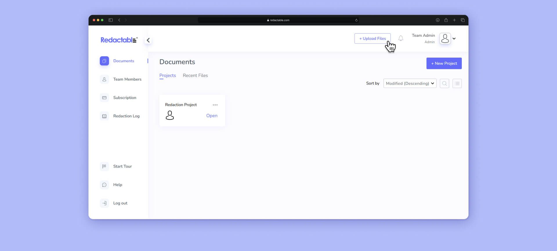 Upload your document