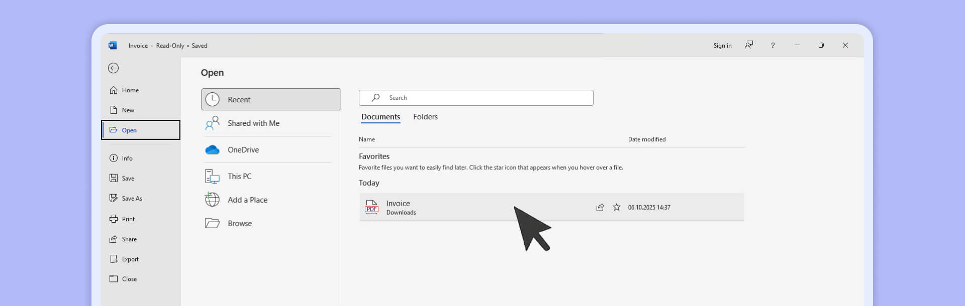 Convert and edit locally