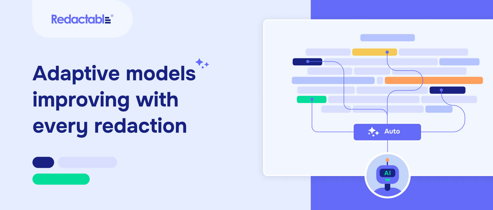 Adaptive models improving with every redaction