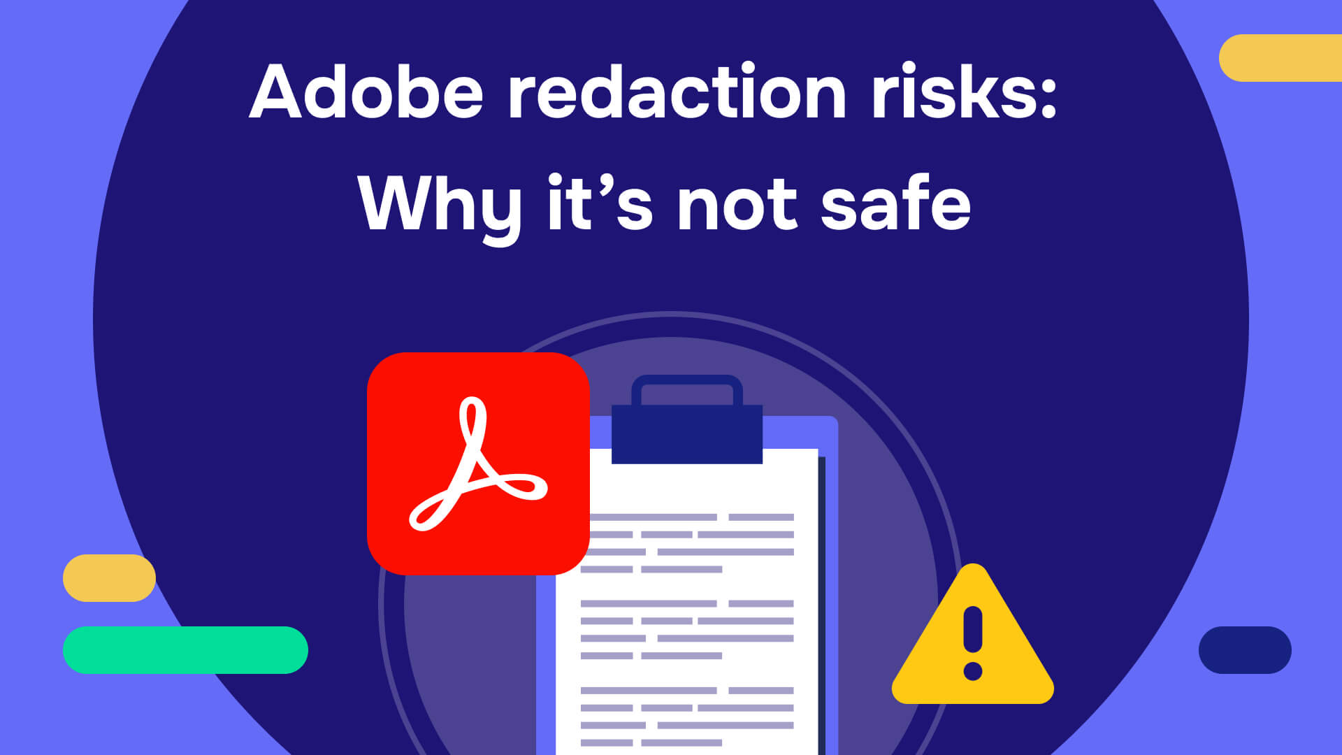 Adobe redaction risks