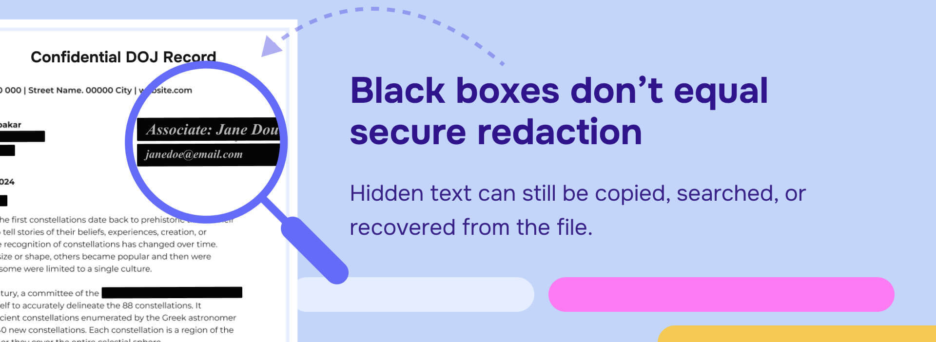 Black boxes don't equal secure redaction