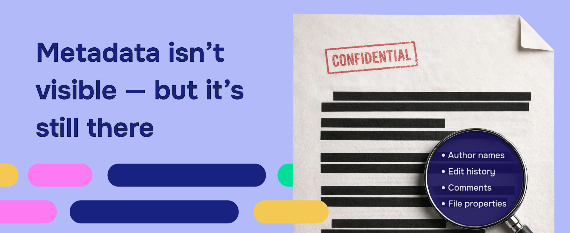 Metadata isn't visible