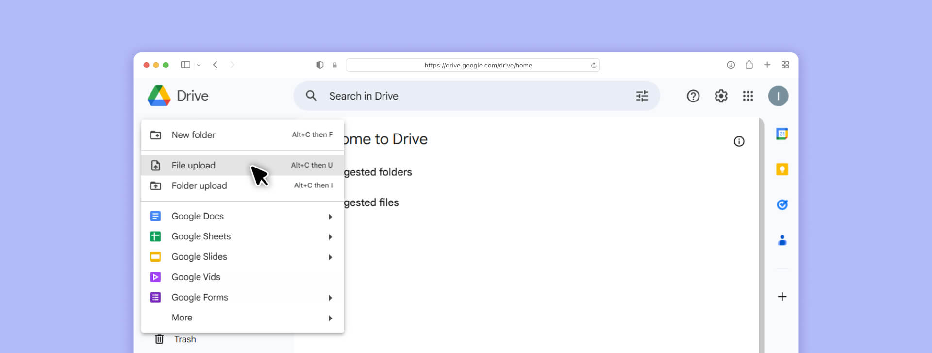 Upload to Google Drive