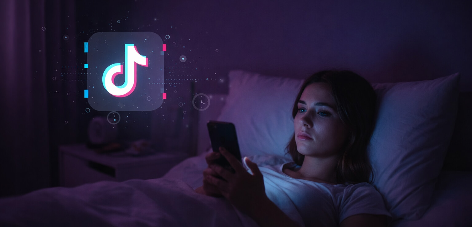 Women Scrolling TikTok