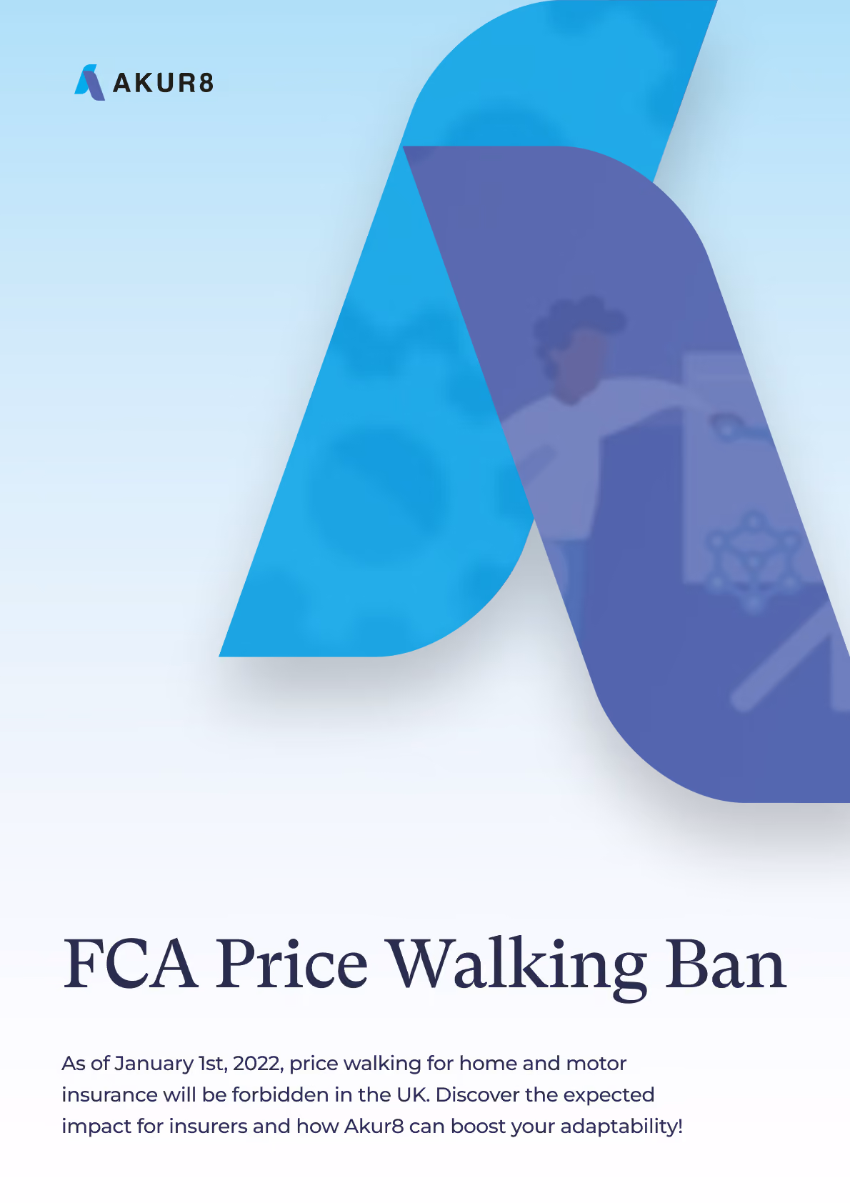 Cover of Akur8's white paper "FCA Price Walking Ban"