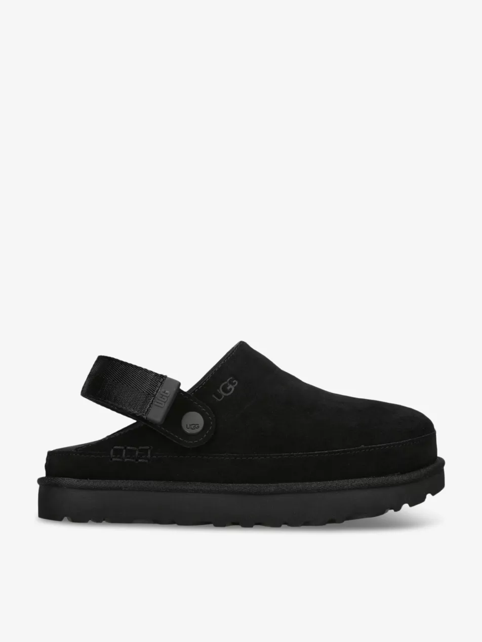 UGG Goldenstar adjustable heel-strap suede clog