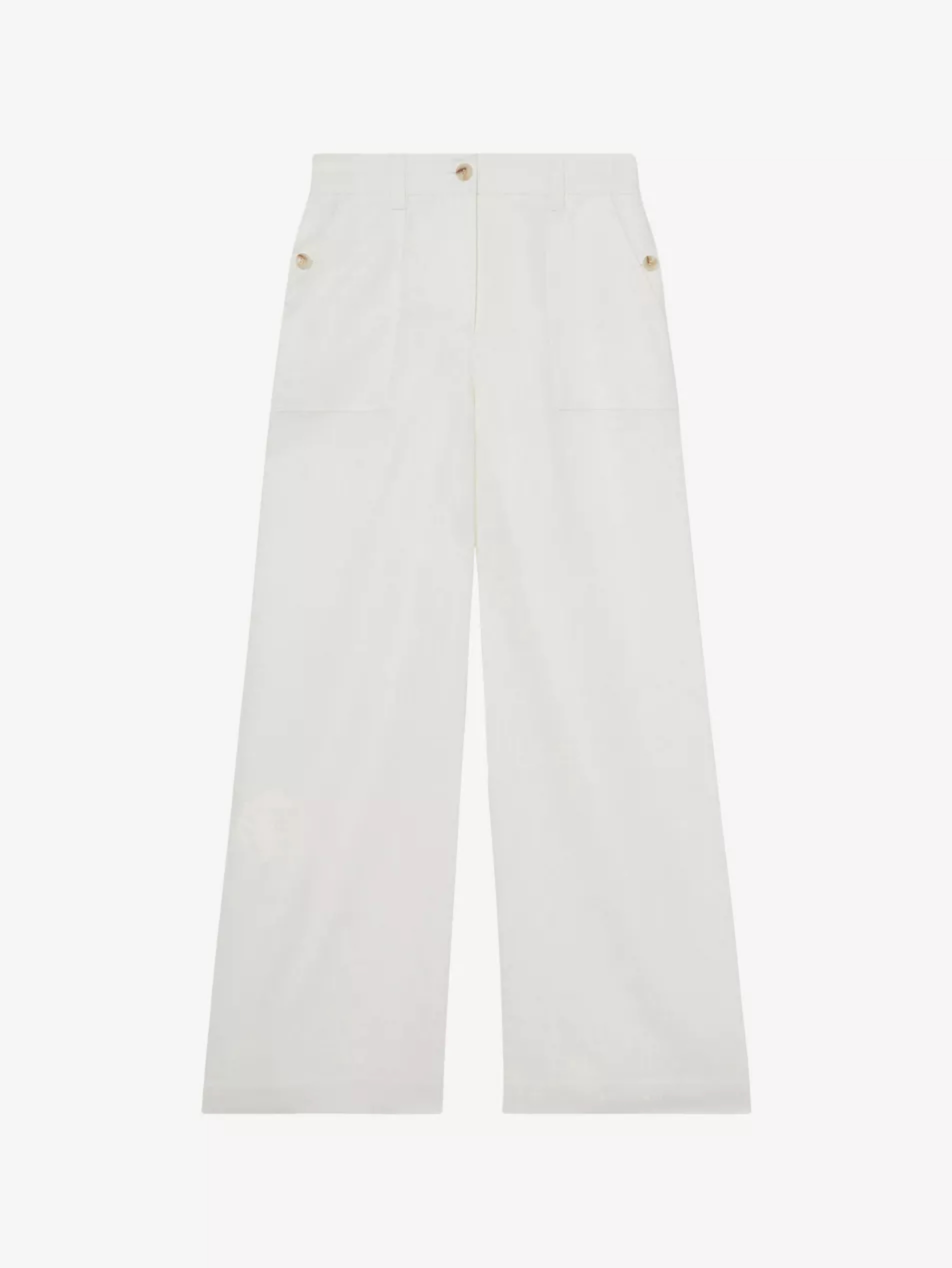 Reiss Ashby Wide-Leg Linen Trousers