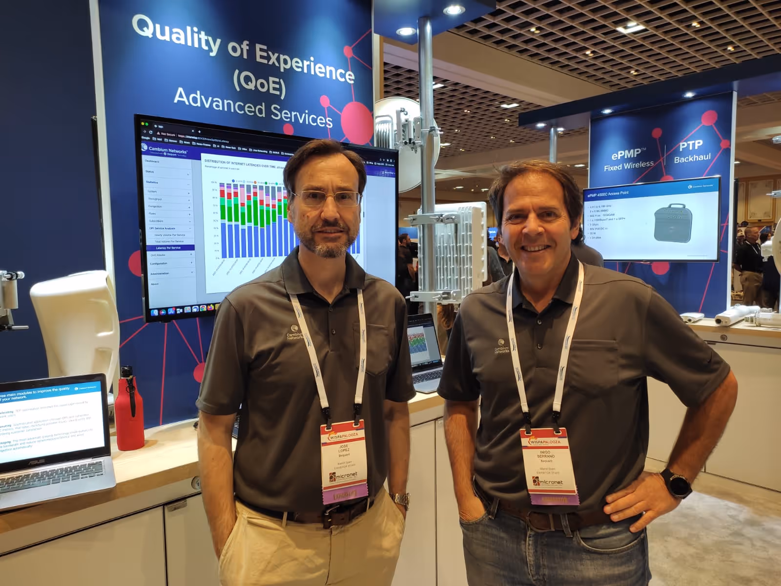 José López e Iñigo Serrano en el Wispapalooza 2022 de Las Vegas.