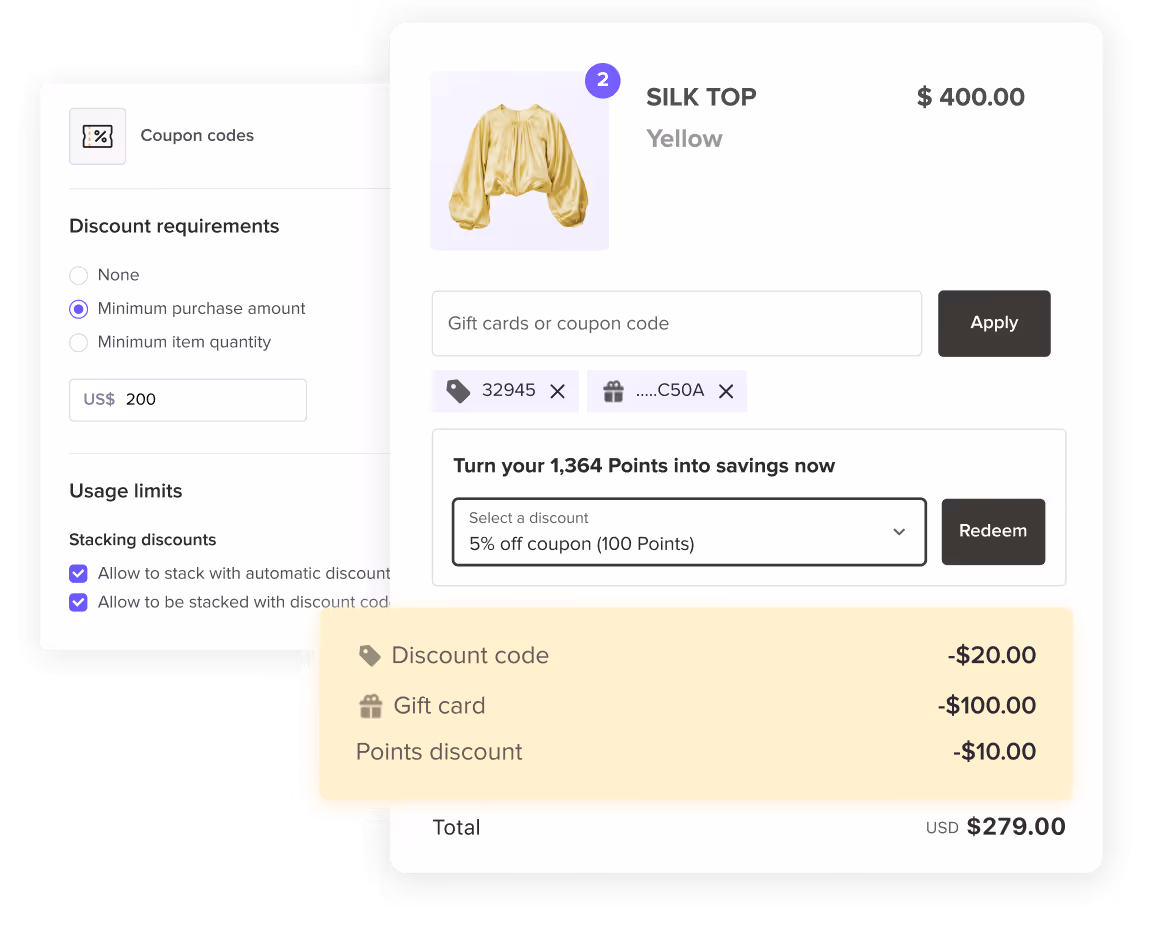 Enhance your offers with stackable rewards and incentives