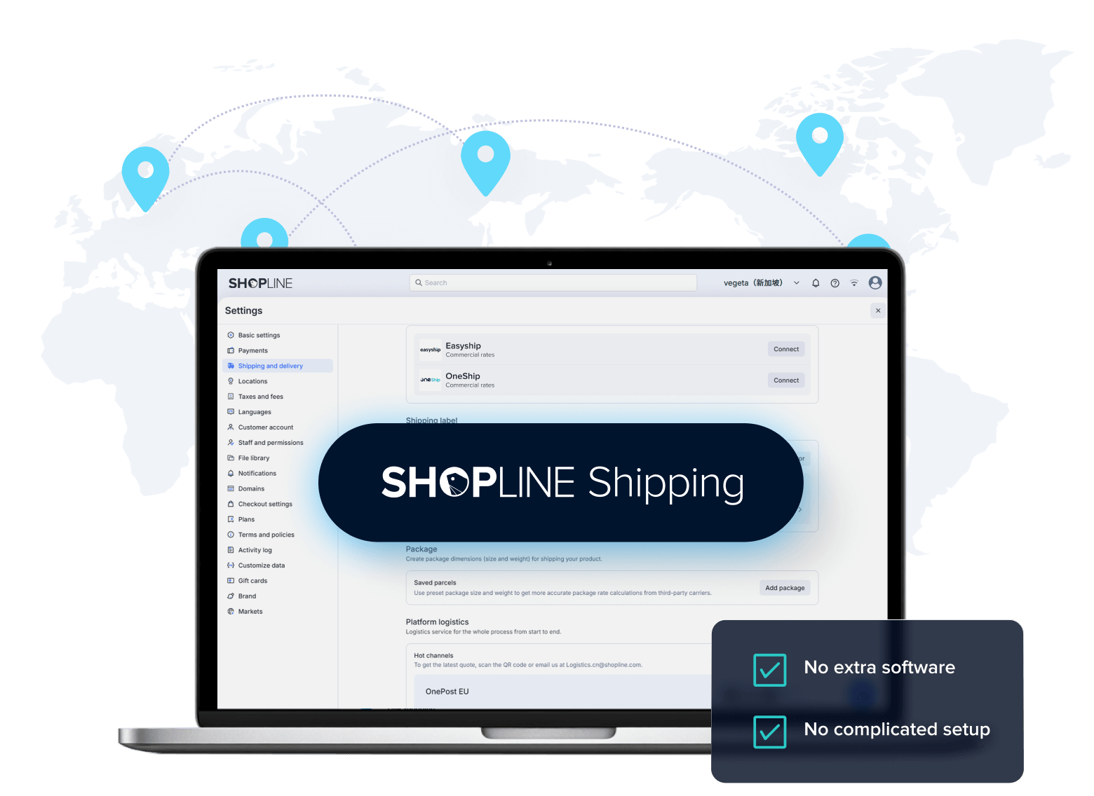 Start shipping with minimal effort — at no extra cost