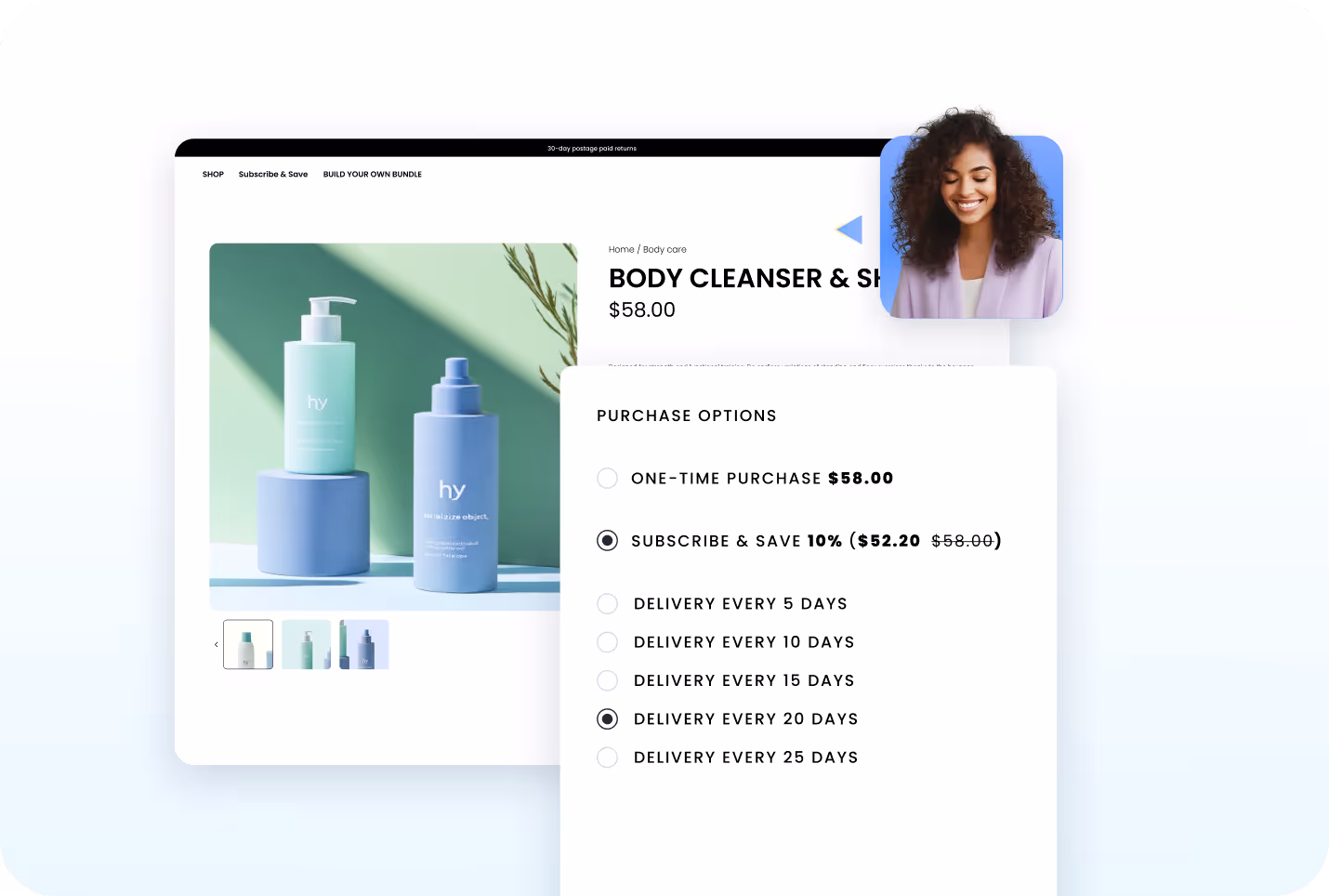 Simple, fast and frictionless subscriptions