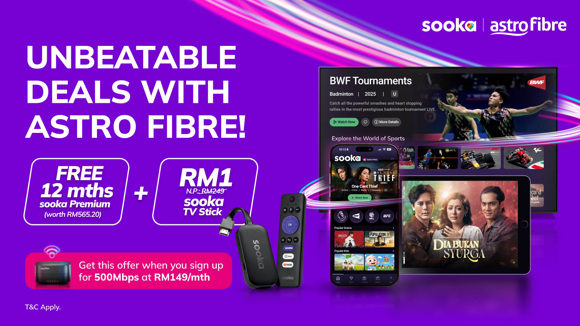 Exclusive Astro Fibre x sooka Promotion!