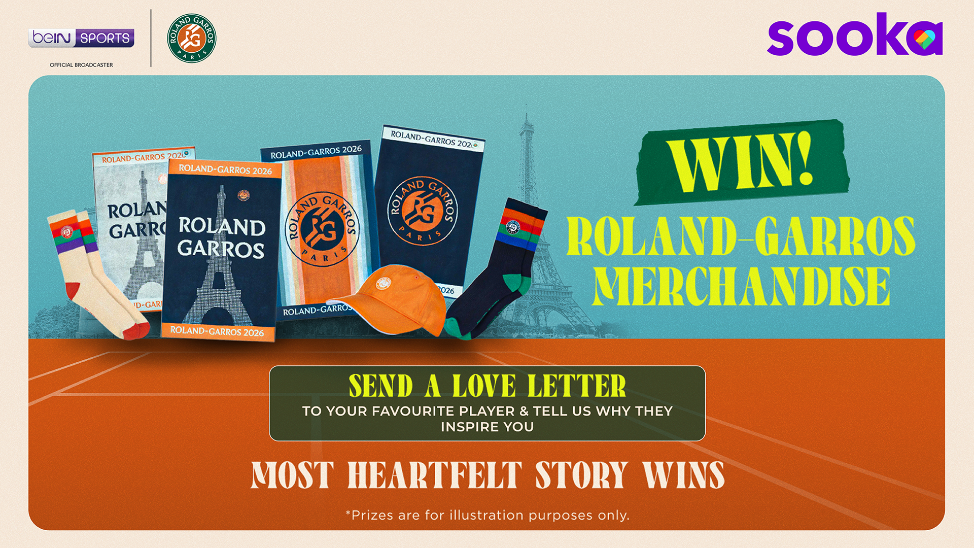 Win Exclusive Roland-Garros Merchandise!