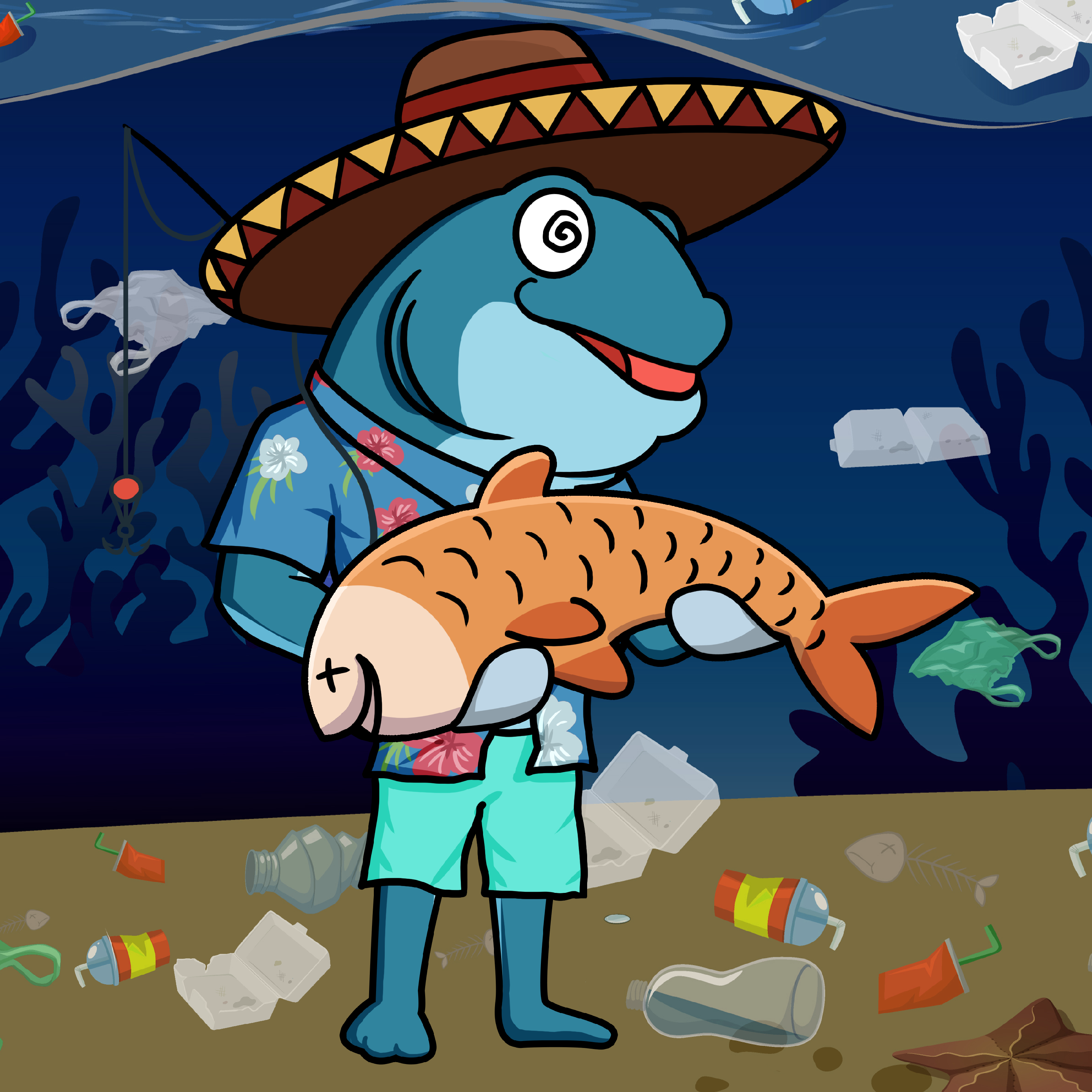 Vikimers Mutant Fish NFT