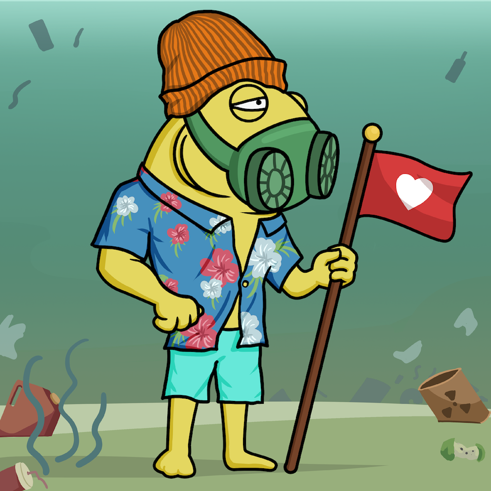 Vikimers Mutant Fish NFT art