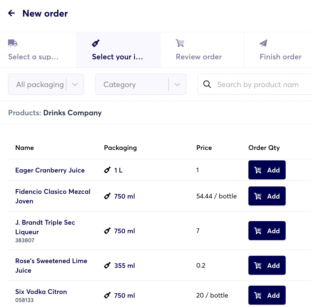 stock management system how to Make a new stock order using growyze