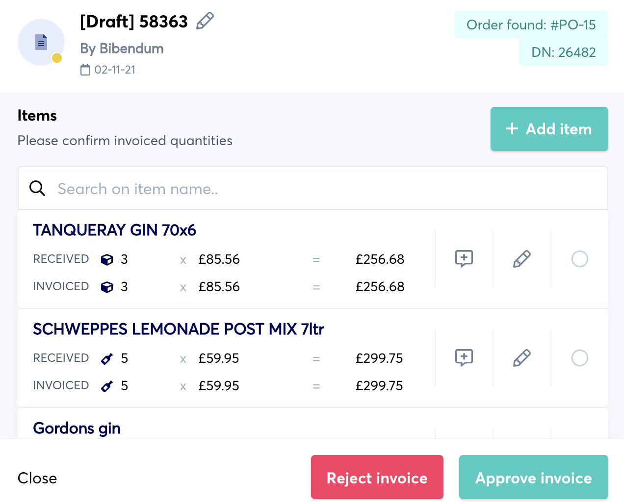 use growyze software to fix invoice discrepancies 