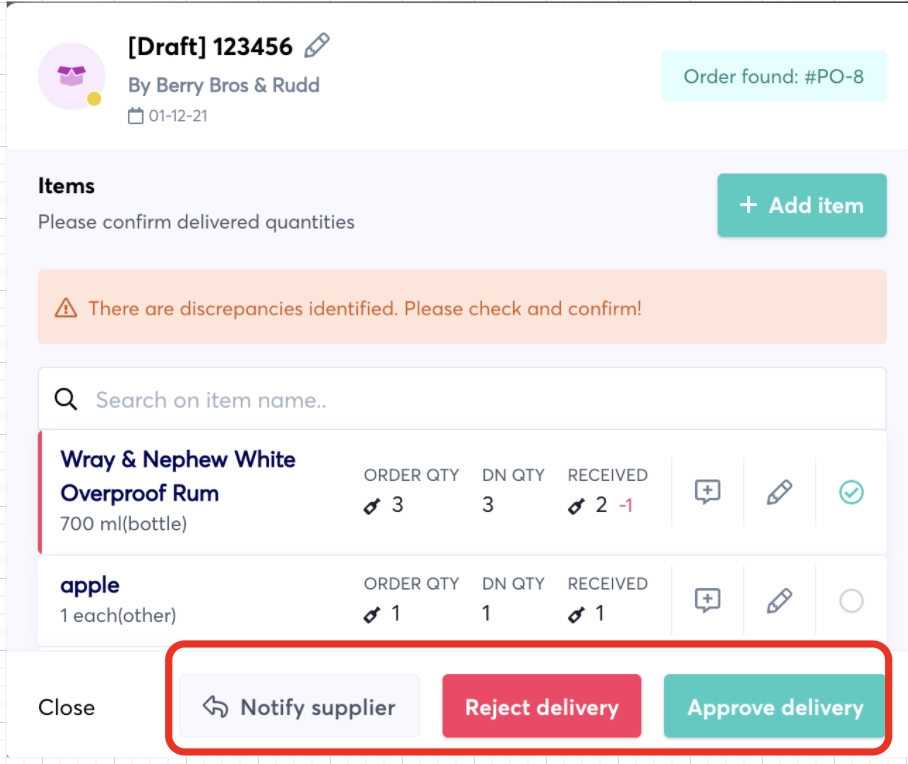 raise delivery queries