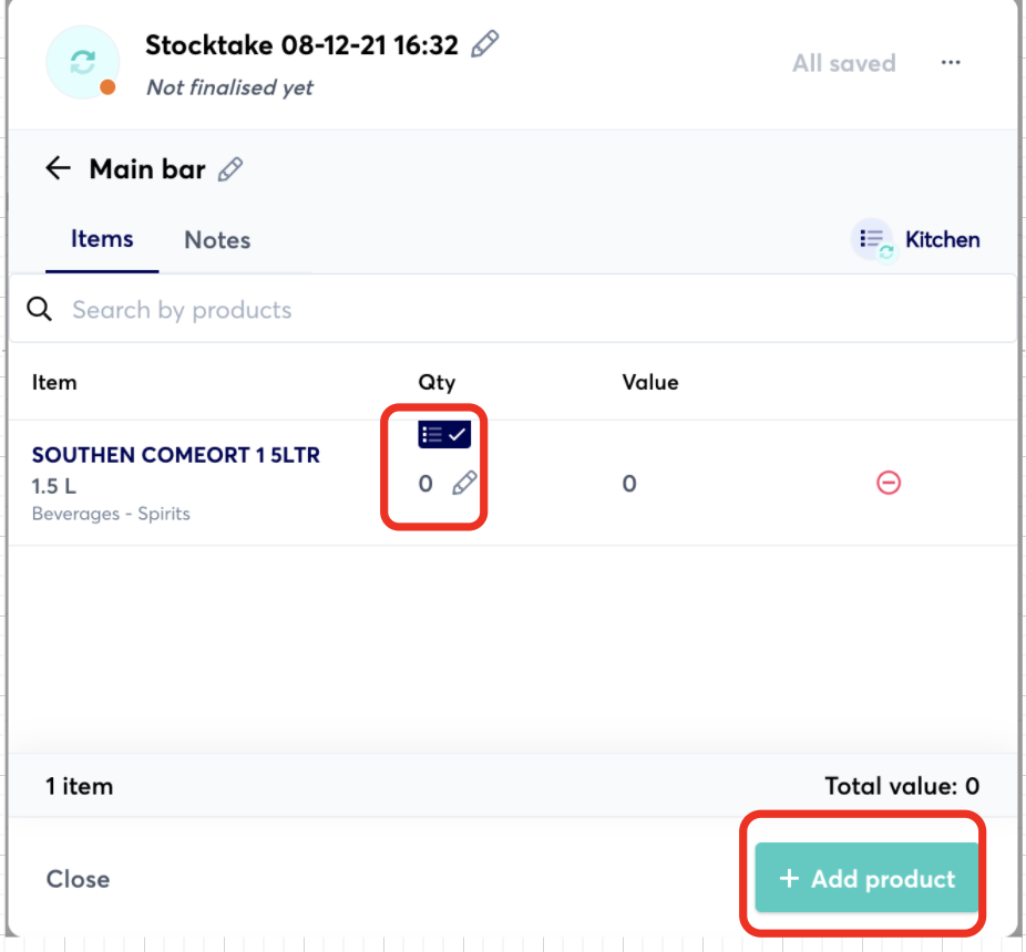 enter and alter stock amount with growzye