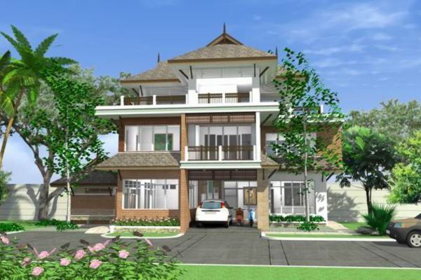 Biệt Thự 3 Tầng Mái Thái Phù Hợp