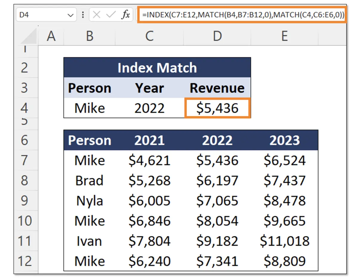 xlookup vs index match