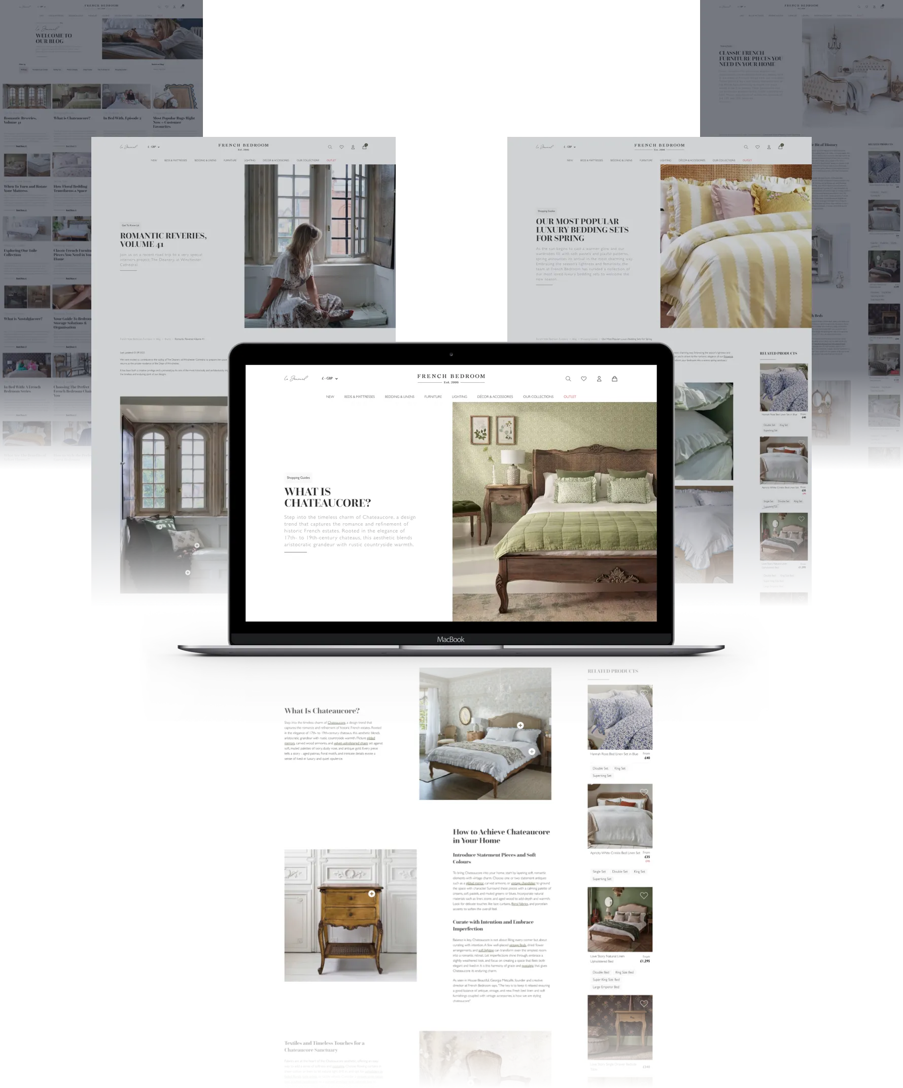 French Bedroom Blog Mockups