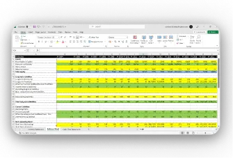 Financial Analysis - Spreadsheet Templates
