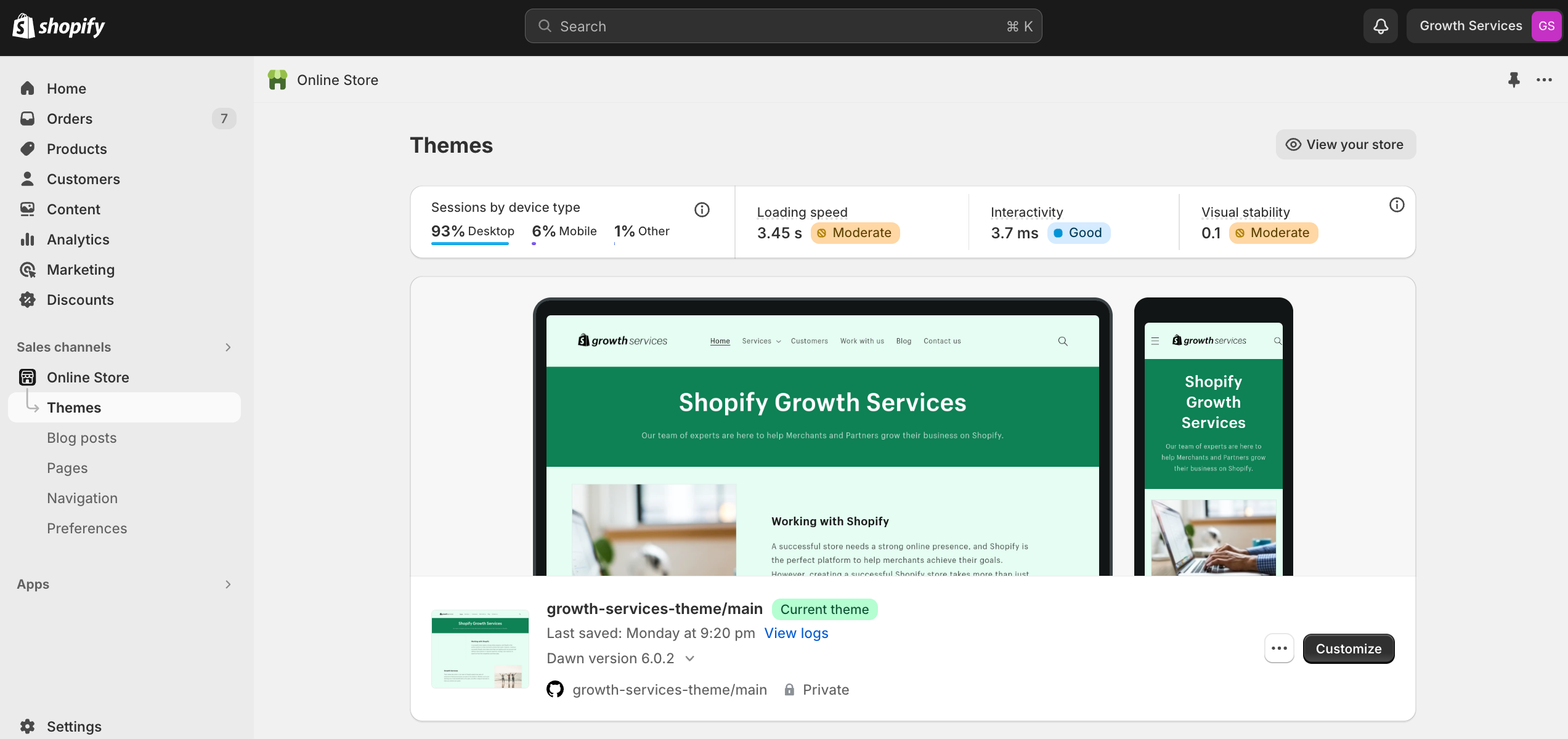 Shopify's new web performance dashboard with real user insights –  Performance @ Shopify