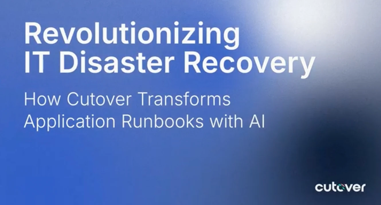 Revolutionize IT disaster recovery with AI