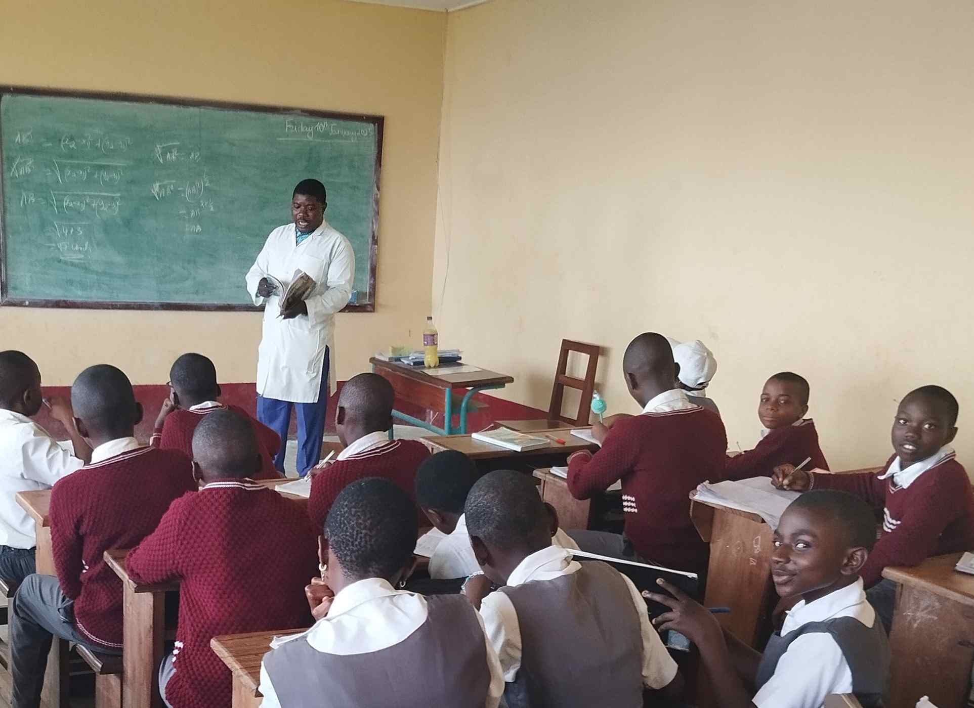 Klassenzimmer in Kamerun