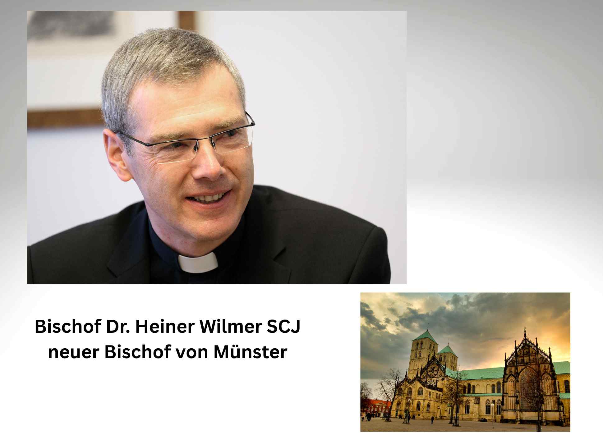 Bischof Wilmer und der Dom in Münster