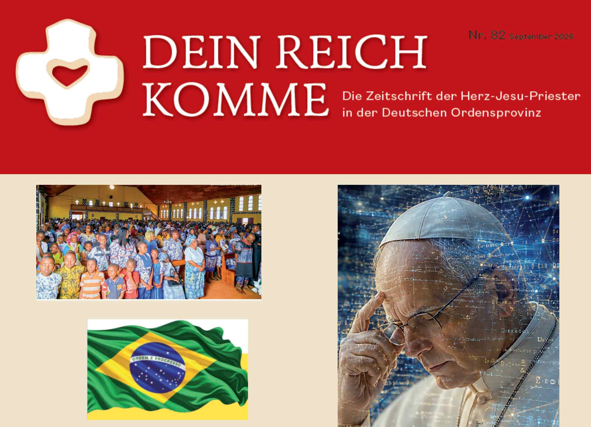 Collage aus Titel und Bildern der Inhalte