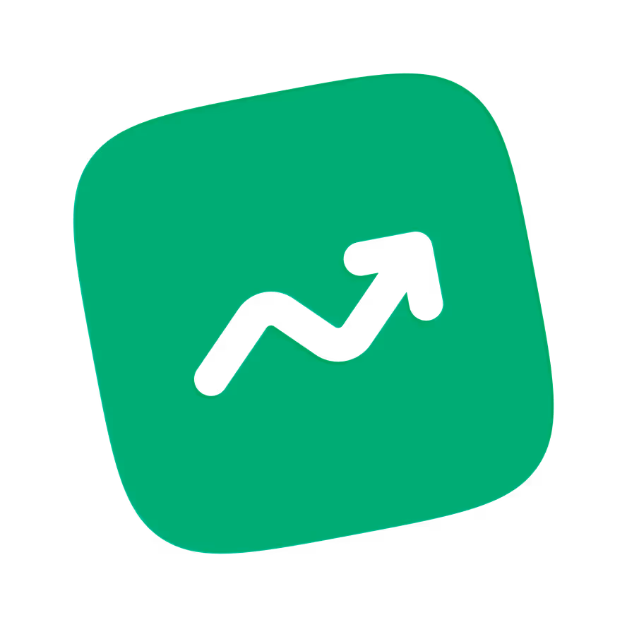 emoji de gráfico de tendência de alta