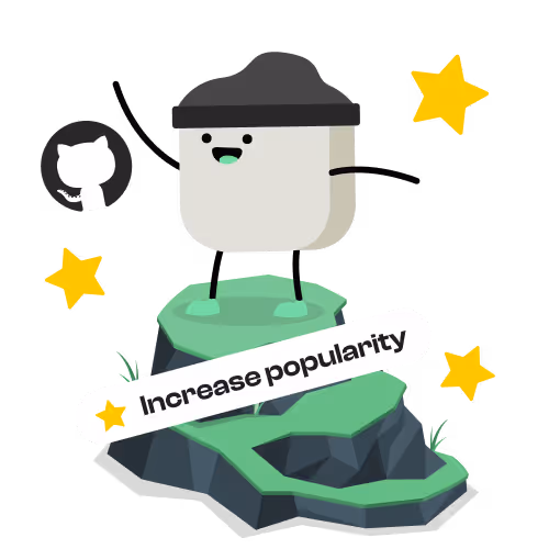 Aumente la popularidad del repositorio