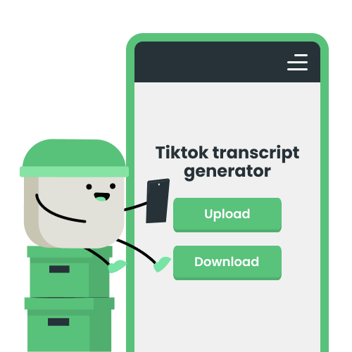 free tiktok transcript generator