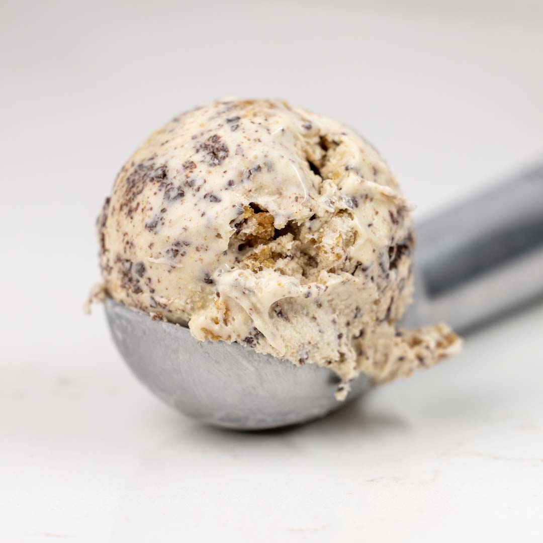 Creamy Graham Slam Ice Cream featuring rich buttery graham cracker flavor by CREAMARIE.